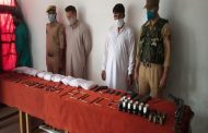 Terrorist hideout busted in Kashmir, arms, ammunition seized