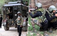 Encounter between terrorists and security forces continues in Kulgam in Jammu and Kashmir