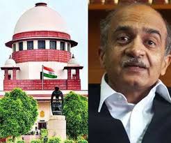 Supreme Court will pronaunce sentence on Monday in Prashant Bhushan contempt case
