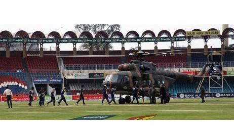 Cricket match disrupted in Pakistan, terrorists showered indiscriminate firing on the ground