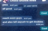 Sushant's sister leaked Riya, Shovik, Samuel Siddharth's drugs chat