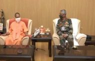 Army Chief Manoj Mukund Narwane reached Lucknow, met Governor and CM Yogi