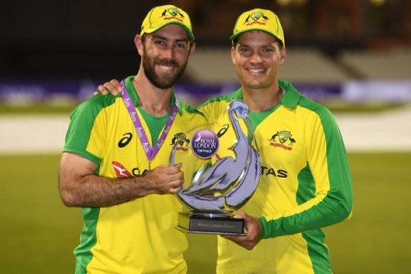 Australia won the series on the basis of Maxwell-Carrie