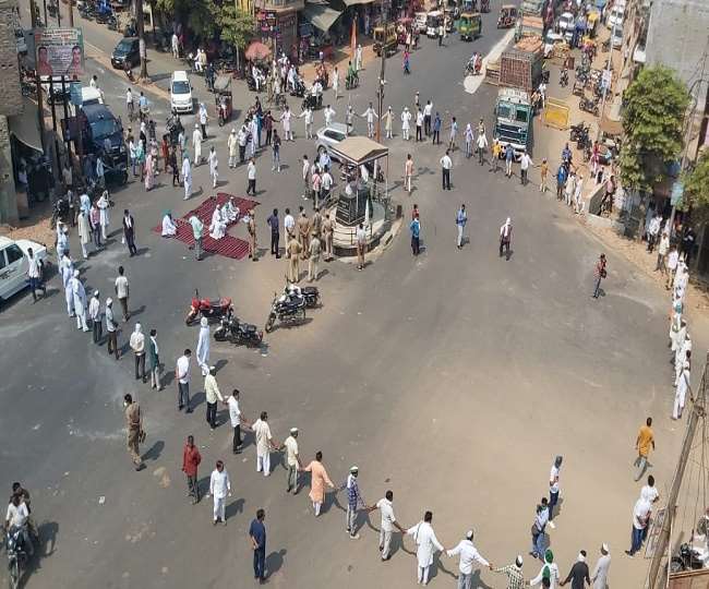 Farmers got support from political parties in protest against central government's agricultural bill