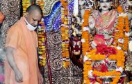 CM Yogi worshiped at Shaktipeeth Devipatan Temple, fed cows