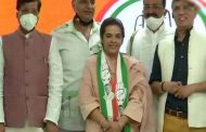 Subhashini, daughter of LJD chief Sharad Yadav, joined Congress