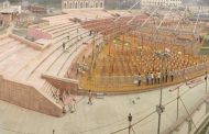 Ayodhya adorned as a bride in preparation, Tornadwar on the theme of Ramayana