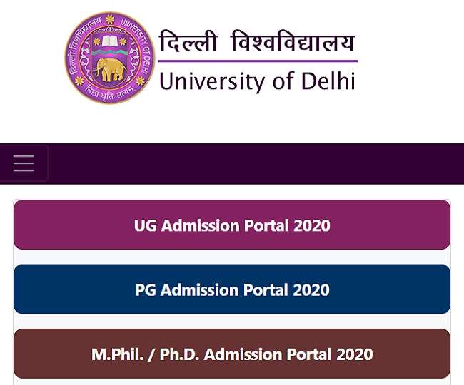 Admission to DU PG courses in 54 courses based on merit and entrance from today