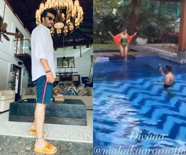 Arjun Kapoor and Malaika Arora are enjoying Amrita Arora's home in Goa ...