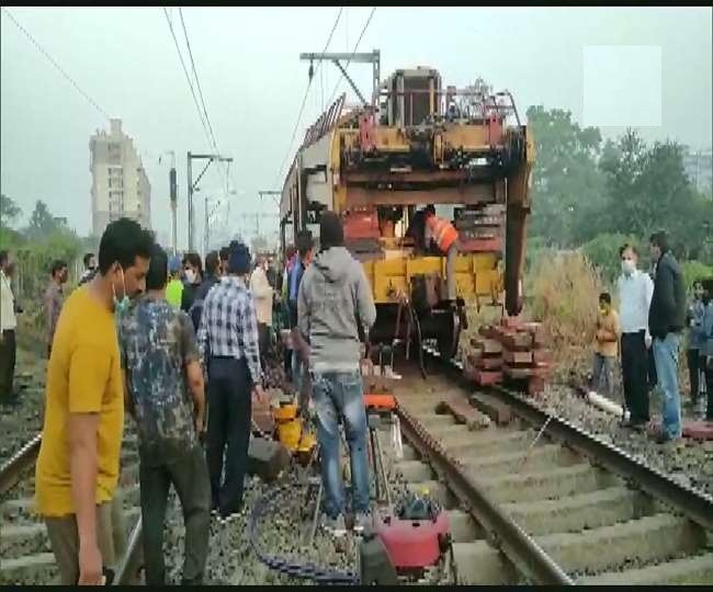 Two injured due to failure of track machine between Barnath-Badlapur; One killed, services affected, trains divert