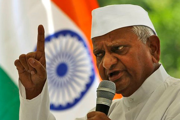 Anna Hazare announces hunger strike on farmers issue