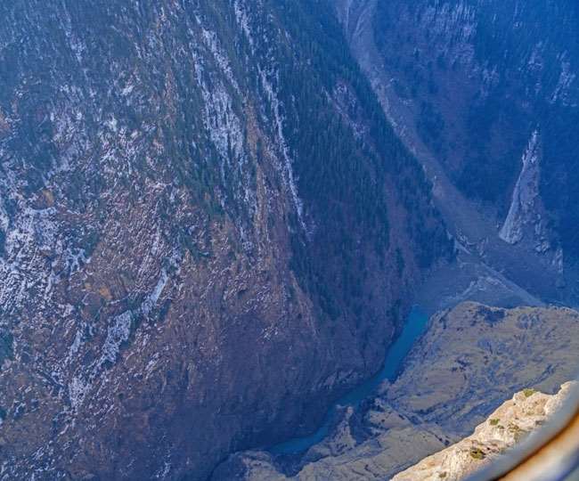 Another lake seen in Rishiganga river, real size could not be detected