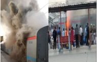 Luggage bogie of Lucknow Shatabdi Express burnt to dust, found under control in one and a half hours