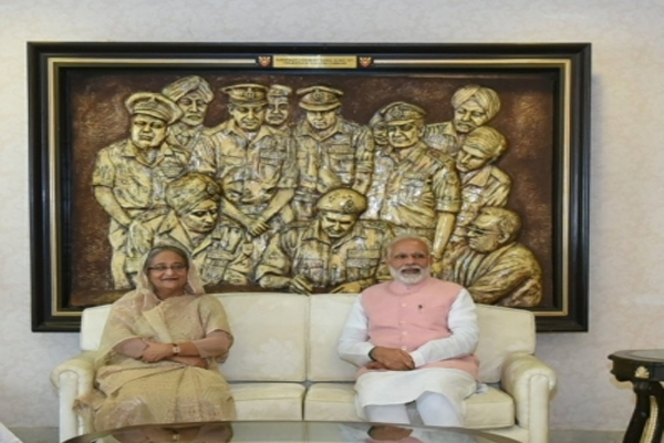 PM Modi and Sheikh Hasina inaugurate 'Bangabandhu-Bapu' digital exhibition