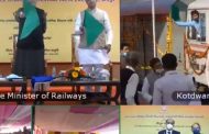 Railway Minister Piyush Goyal flagged off the Virtual Siddhbali Jan Shatabdi Express