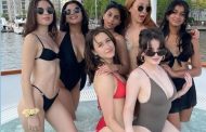 Suhana increases internet mercury, photos of bikini clad girl gang went viral