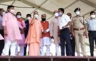 CM Yogi reached Varanasi, inspected the public meeting place and Rudraksh Convention Center, also got to know about the security arrangements
