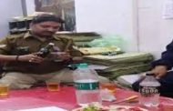 Photo of liquor party at SSP office in Etawah went viral