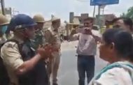 Case filed against BJP leader who slapped SP City in Etawah, case against more than 100 miscreants