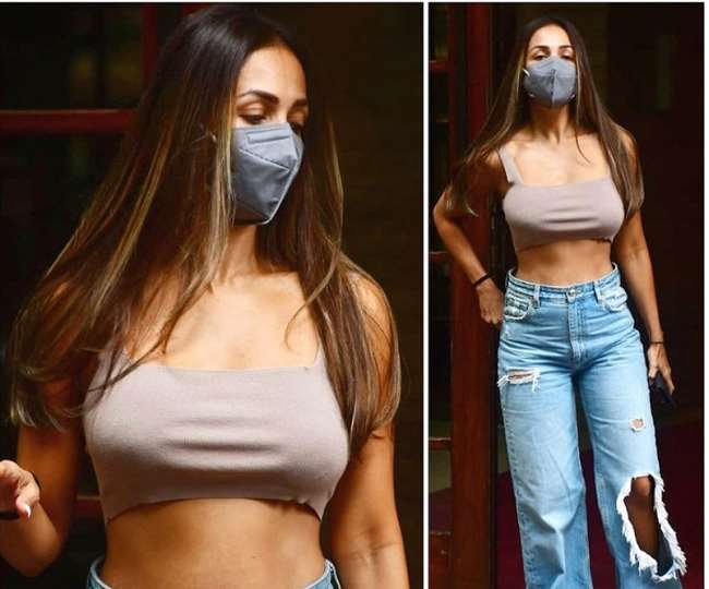 Malaika Arora shared a photo in torn jeans and crop top, fans said - wear anything in the name of fashion...