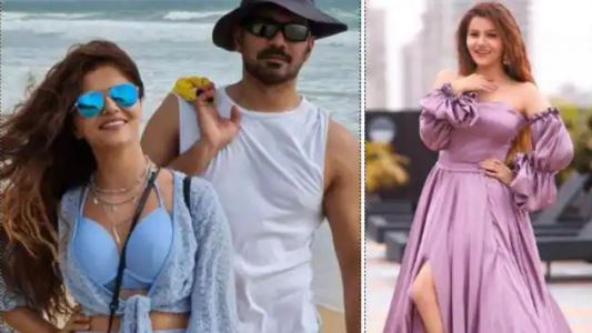 Rubina Dilaik enjoying in Goa with husband Abhinav, shared romantic pictures in beachwear