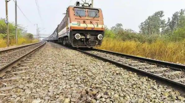 Two women crossing the railway line died after being hit by an express train