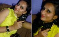 After the lady soldier, now this BJP's district minister became Revolver Rani, photo viral