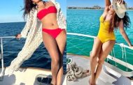 Priyanka Chopra flaunts a yellow monokini, red bikini, Nick wrote 'damn girl'