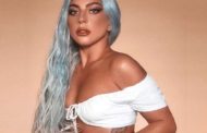 Lady Gaga poses nude for a magazine shoot, difficult to identify