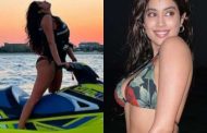 Sridevi's daughter Janhvi Kapoor added a touch of hotness in a floral bikini, fans became clean bold after seeing the pictures