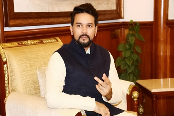 Those who withdraw the cases of terrorists are talking about building a temple today - Anurag Thakur