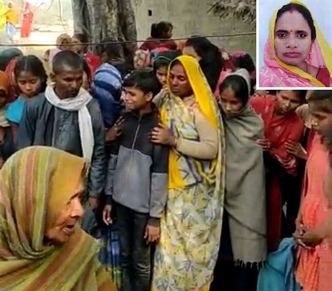 UP: Tired of drunken husband, wife hanged herself with daughter, dead bodies found hanging from same noose