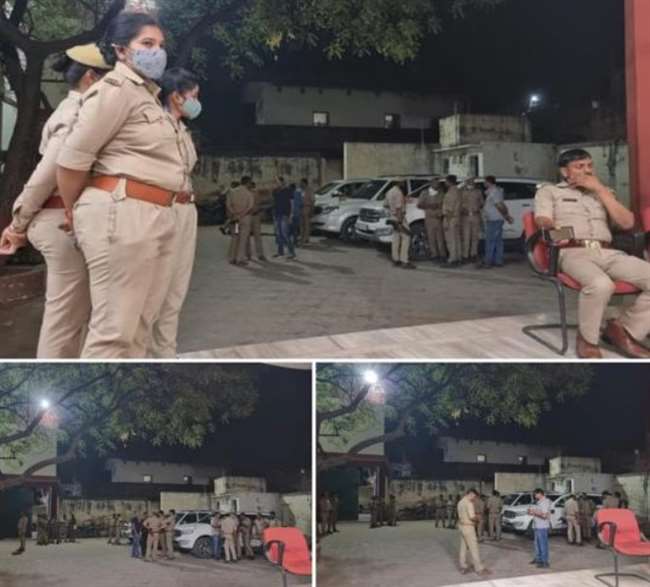 Midnight raid at Mukhtar Ansari's house, police action on complaint of hostage of MLC election voters