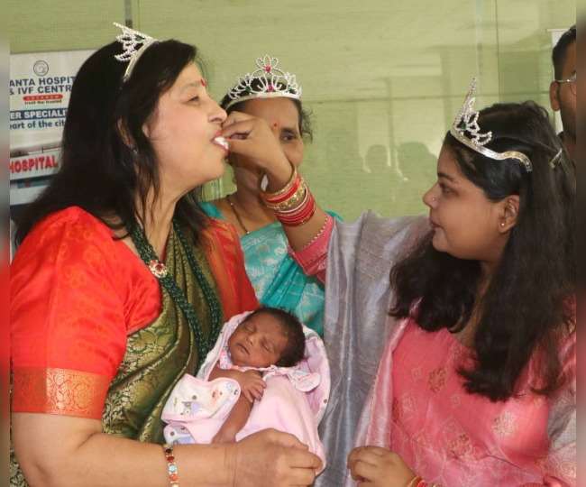 Lucknow's first IVF daughter Prarthana gave birth to a girl child, put an end to the doubts