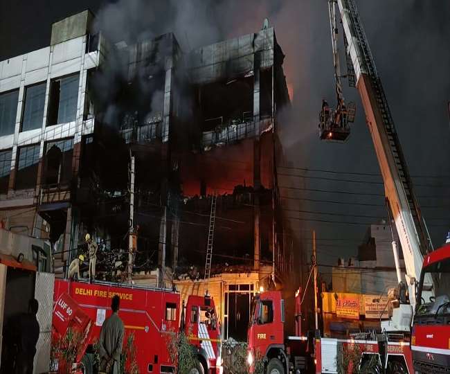 Fire breaks out in electronic goods warehouse in Delhi's Mundka, 27 dead so far