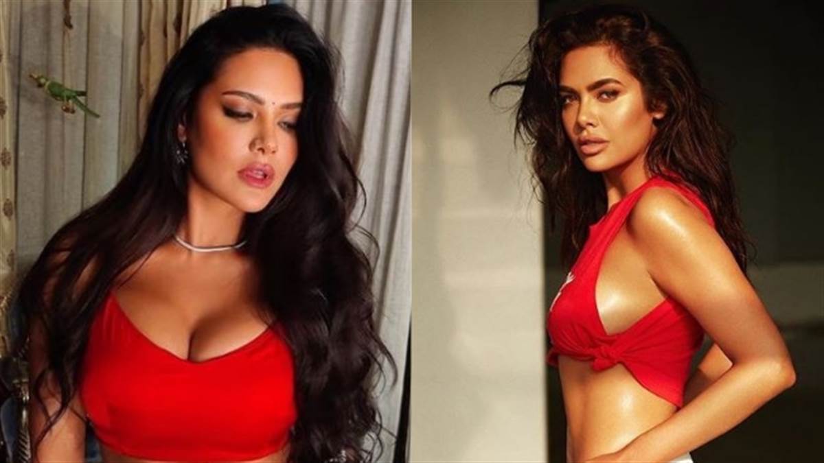 These pictures of Esha Gupta which became viral as soon as they came on the internet