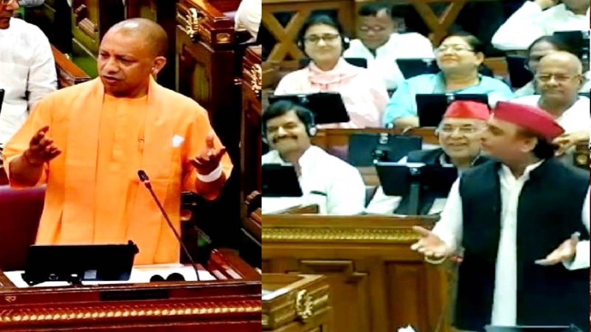 Praises Shivpal, taunts Akhilesh; CM Yogi's sarcasm in the assembly, said – you are not together even if you are close