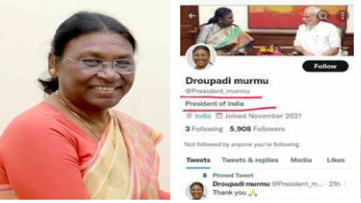 President candidate Draupadi Murmu does not have any Twitter account, know the viral truth