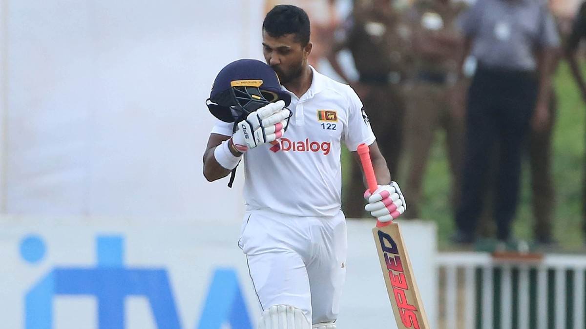 Dinesh Chandimal hit a record-breaking double century, made fun of Mitchell Starc's balls
