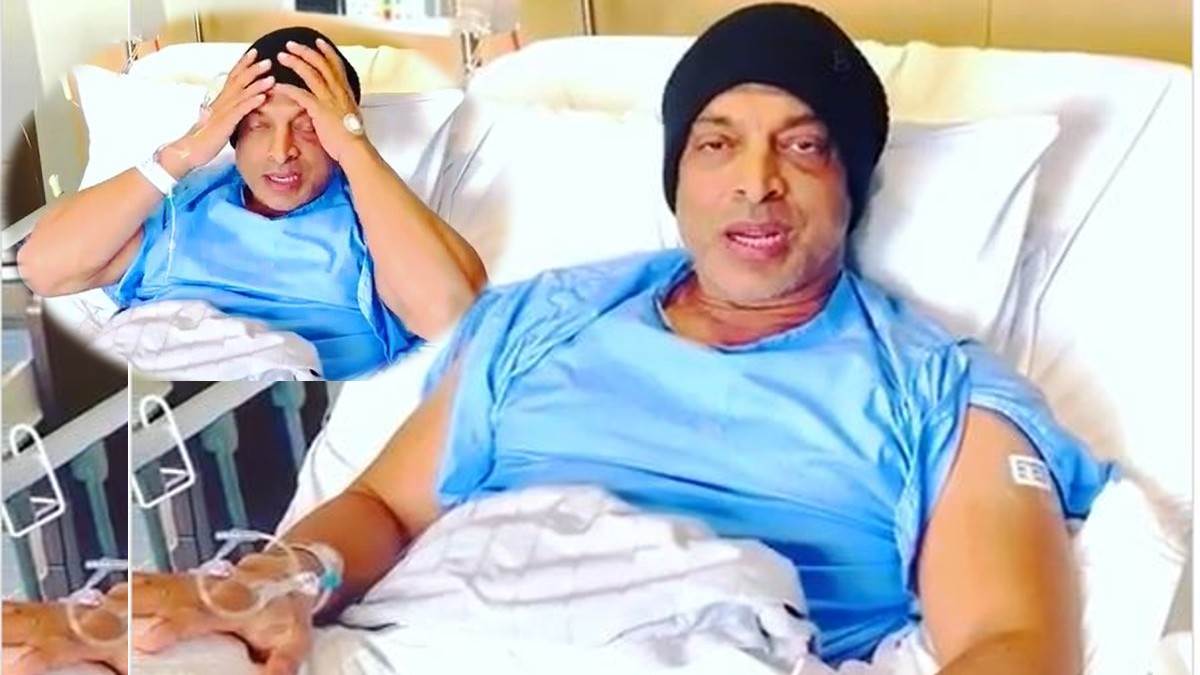 'I am in a lot of trouble..', Shoaib Akhtar underwent surgery in Australia, shared video from hospital