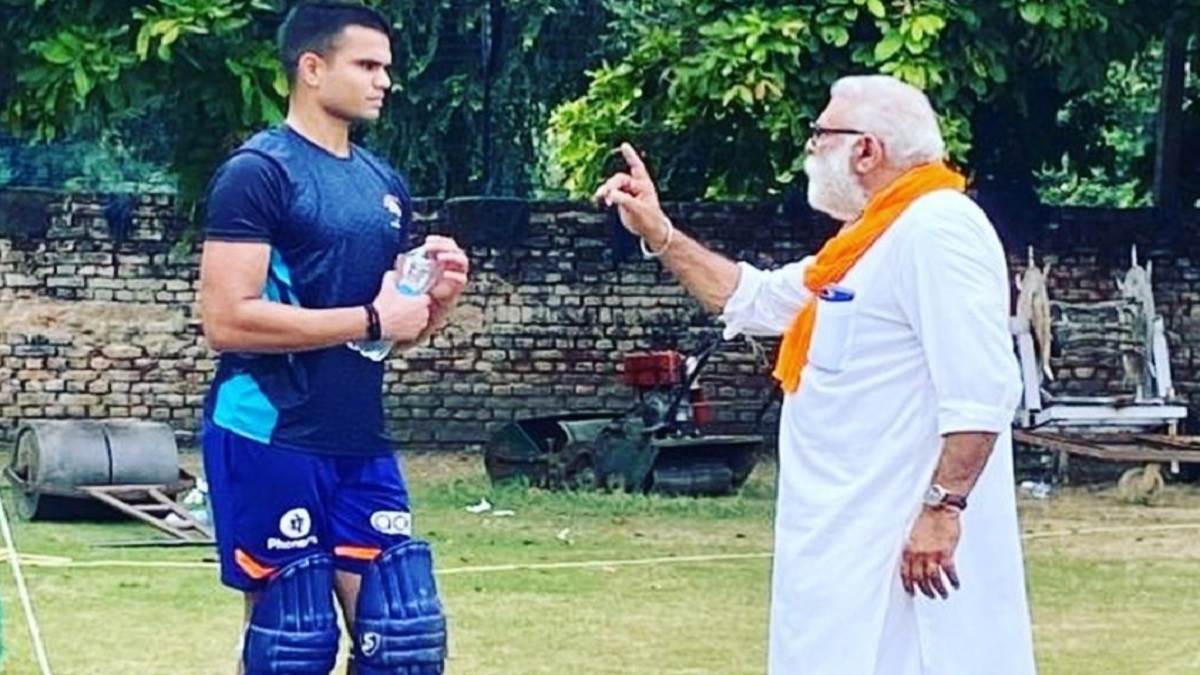 Sachin's son Arjun Tendulkar reached Yuvraj's father for training, sweating profusely in Chandigarh