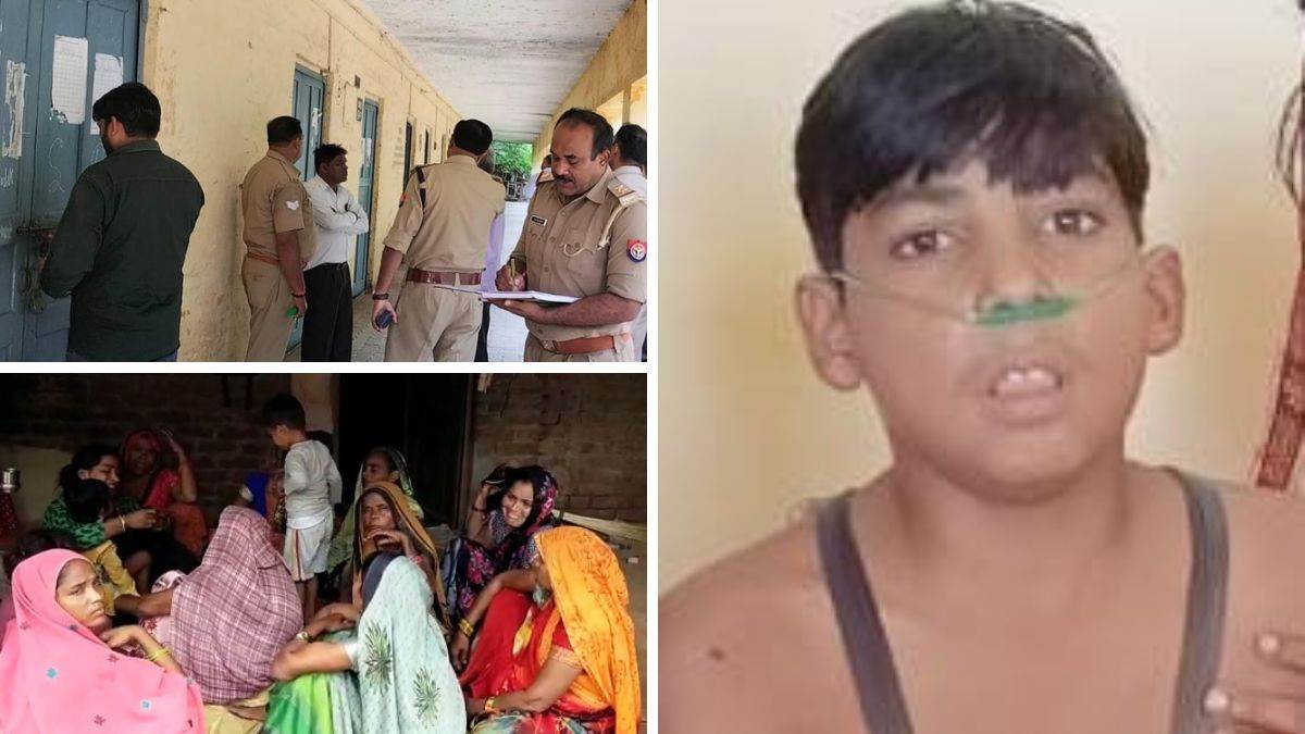 Dalit student dies due to teacher's thrashing in Auraiya: One word misspelled in test; Beaten so much with sticks, kicks and punches that he fainted in class
