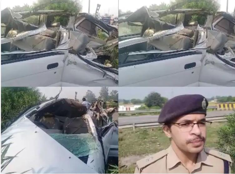 Uncontrolled car collided with electric pole in Prayagraj, 6 killed, 5 seriously injured