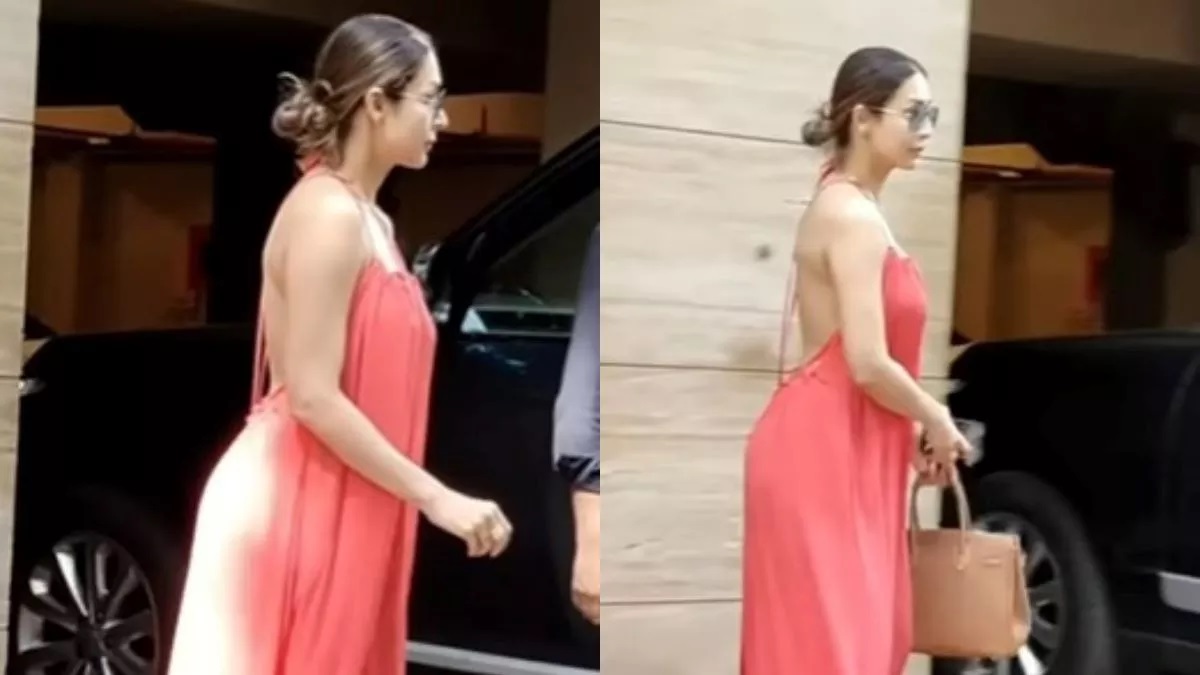 Malaika Arora got trolled for this dress after the walk! After watching the video people said - from behind..