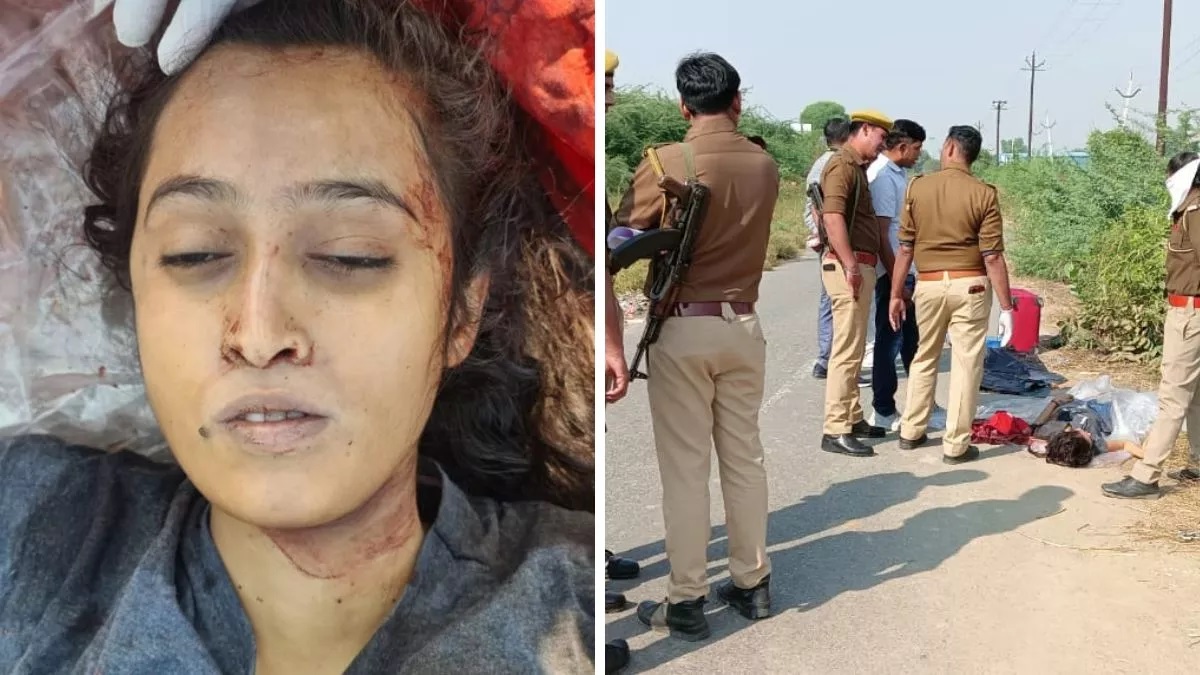 Sensation after the dead body of a girl was found in a suitcase on the Yamuna Expressway, brutally murdered