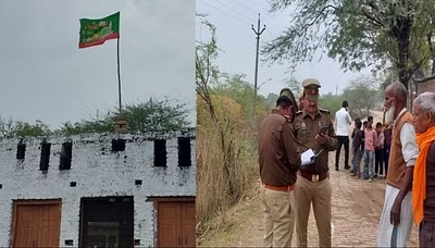 Islamic flag hoisted instead of tricolor at madrasa in Barabanki, two in custody...continuation going on for 15 years