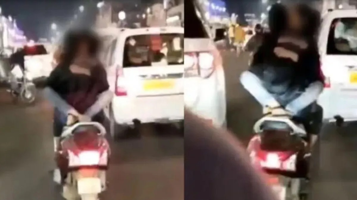 'Laila-Majnu' doing lip-lock on scooty, Lucknow police brought down Loveria in 24 hours