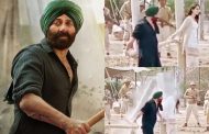Fight scene leaked from the set of Gadar 2, Sunny Deol broke the pole this time