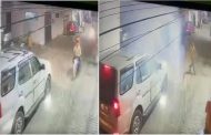 Prayagraj: Bomb attack on BJP leader's son, shocking CCTV footage surfaced