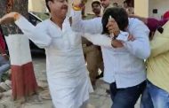 Uproar in Amethi over civic elections, SP MLA beats up BJP leader in front of police